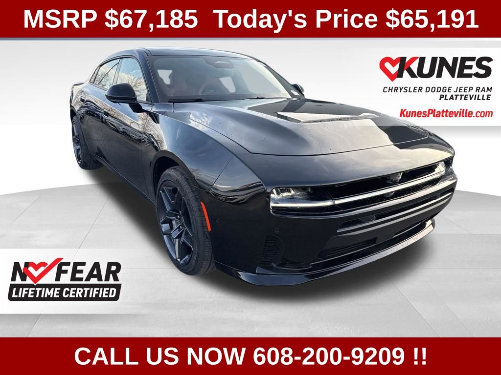 Diamond Black Crystal Pearlcoat 2026 Dodge Charger R/T Sedan AWD Sedan All-Wheel Drive 8-Speed Automatic