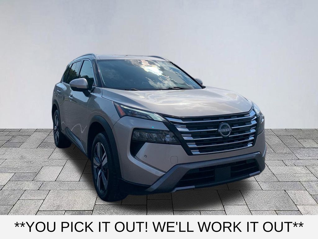 Champagne Silver Metallic 2024 Nissan Rogue SUV / Crossover All-Wheel Drive Continuously Variable Transmission
