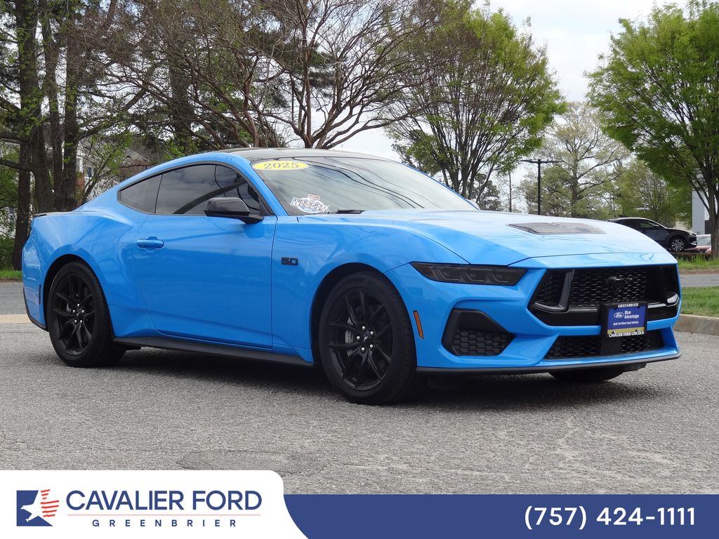 Grabber Blue Metallic 2025 Ford Mustang GT Fastback RWD Coupe Rear-Wheel Drive Automatic