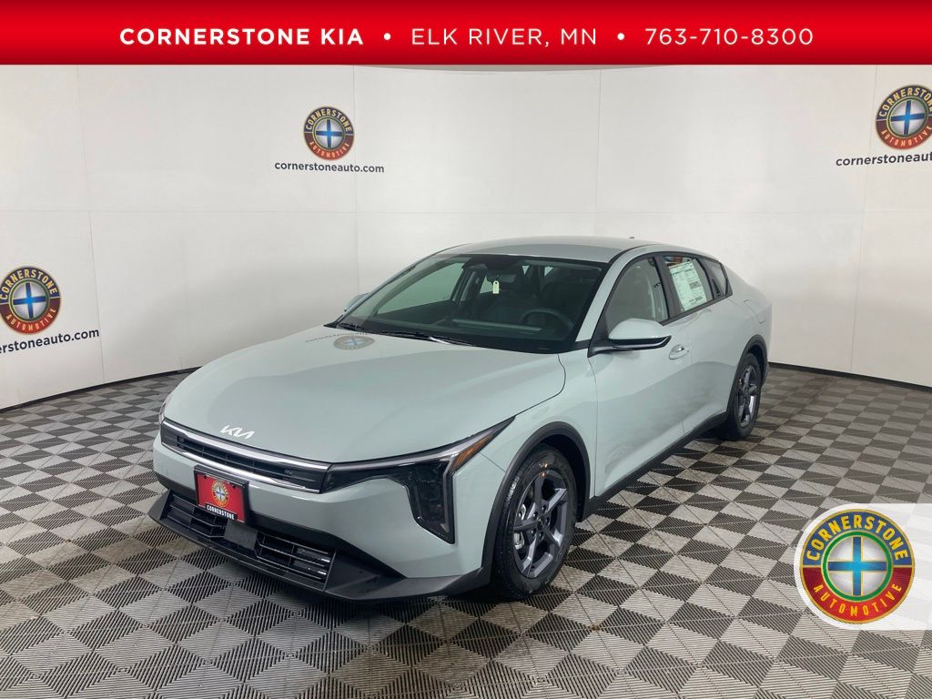 Morning Haze 2025 Kia K4 LXS FWD Sedan Front-Wheel Drive Continuously Variable Transmission