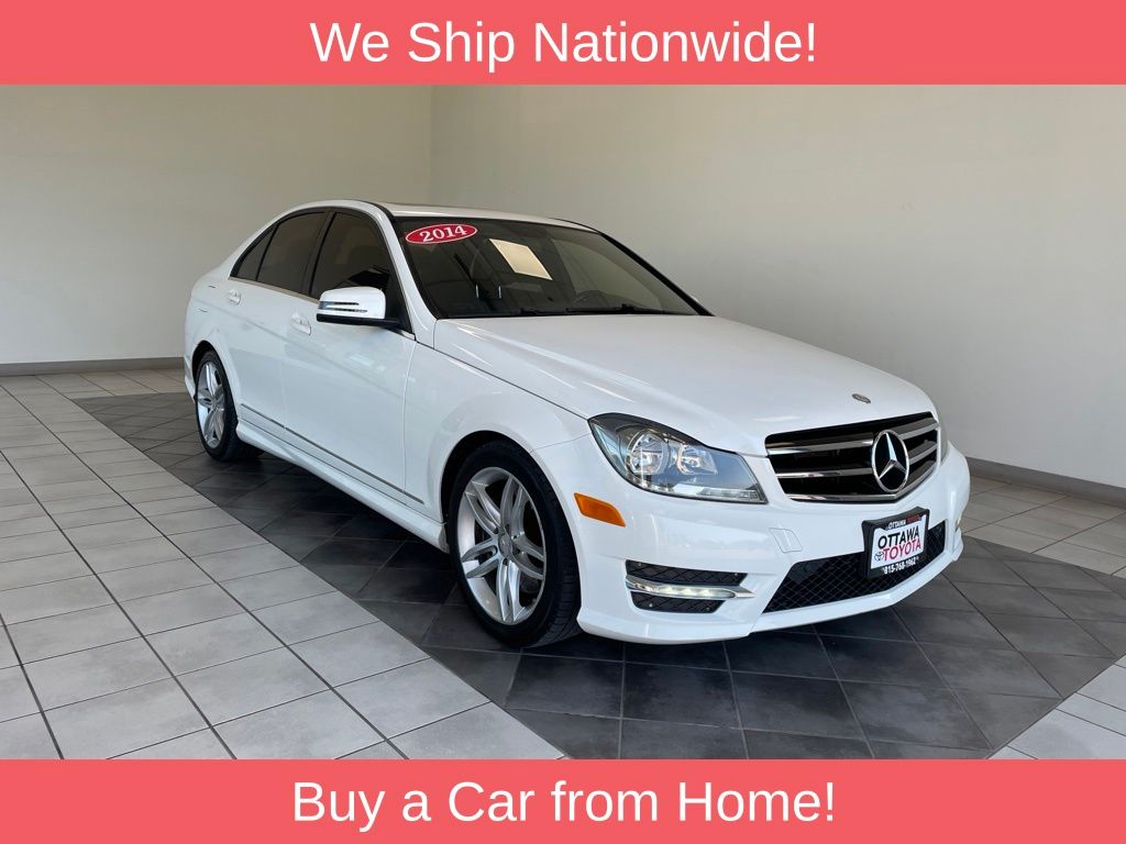 Polar White 2014 Mercedes-Benz C-Class Sedan 7-Speed Automatic