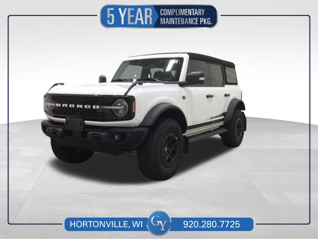 Oxford White 2023 Ford Bronco Wildtrak Advanced 4-Door 4WD SUV / Crossover Four-Wheel Drive Automatic