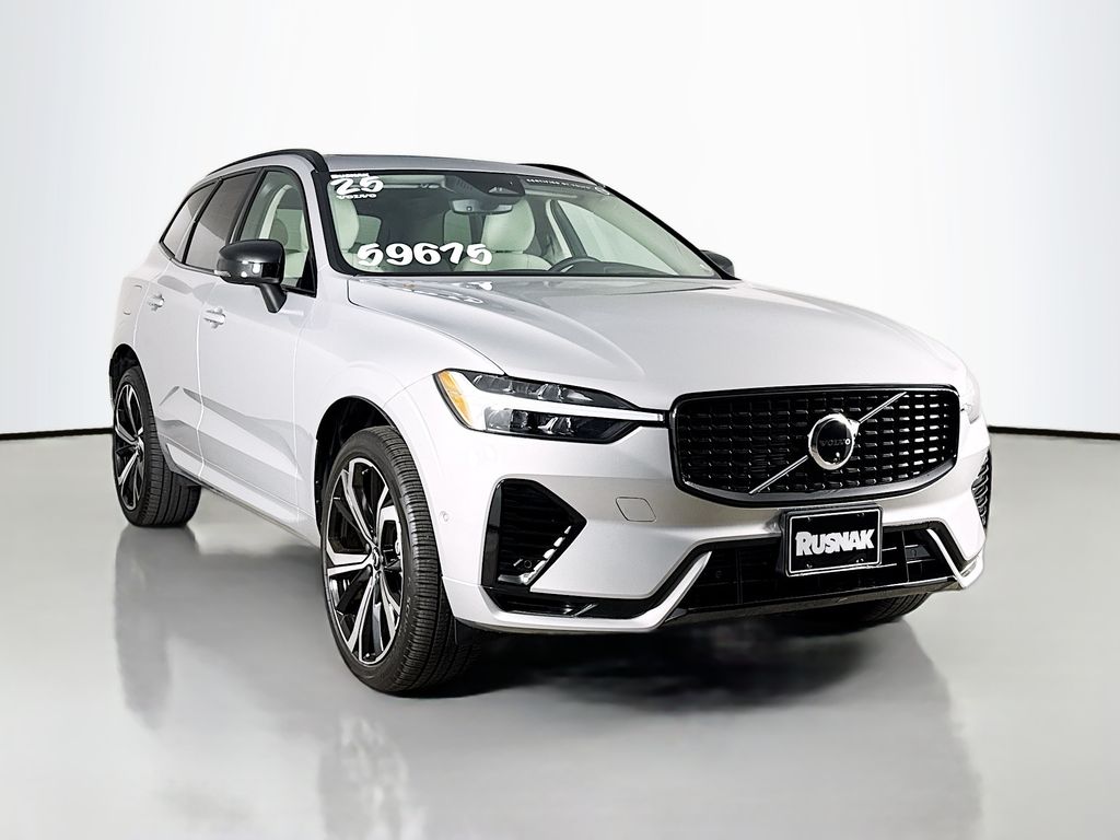 Silver Dawn Metallic 2025 Volvo XC60 Recharge T8 Ultra Dark Theme eAWD SUV / Crossover All-Wheel Drive Automatic