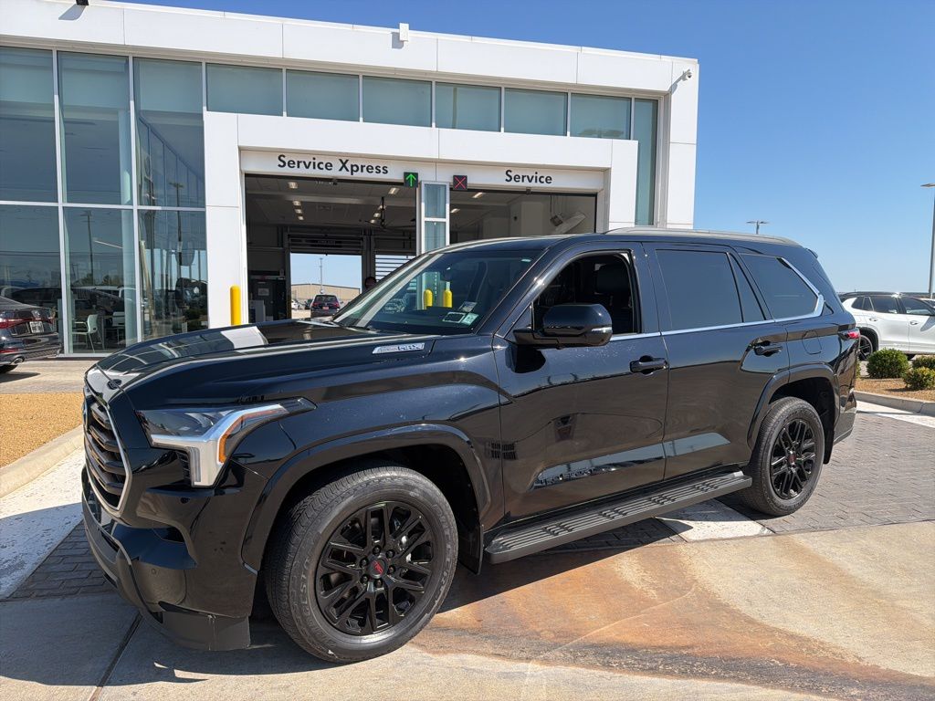 Midnight Black Metallic 2024 Toyota Sequoia SR5 4WD SUV / Crossover Four-Wheel Drive Automatic