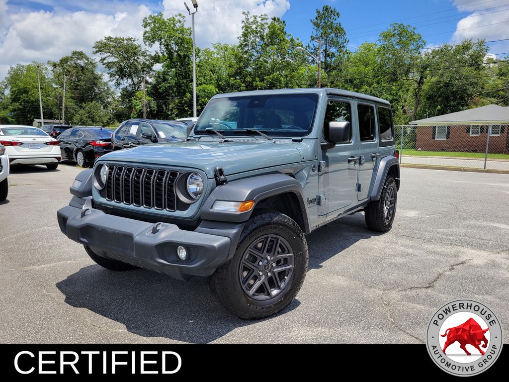 Anvil Clear Coat 2024 Jeep Wrangler SUV / Crossover Four-Wheel Drive 8-Speed Automatic