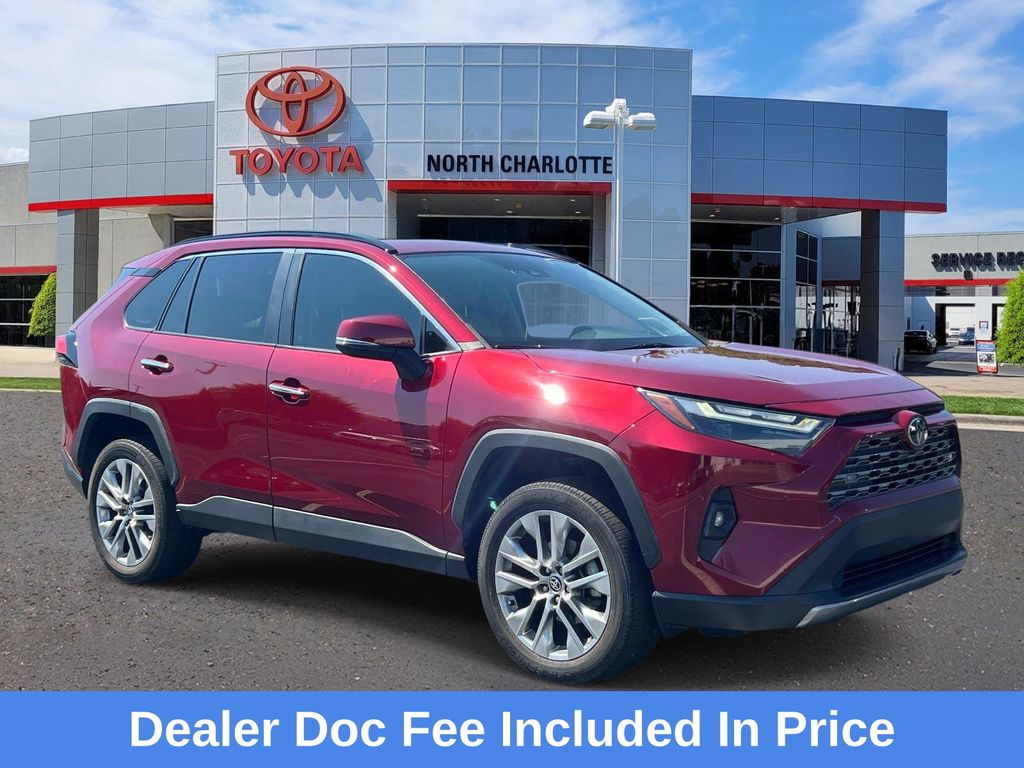 Red (Ruby Flare Pearl) 2022 Toyota RAV4 SUV / Crossover Front-Wheel Drive 8-Speed Automatic
