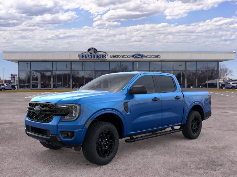 Velocity Blue Metallic 2026 Ford Ranger Pickup Truck Four-Wheel Drive Automatic