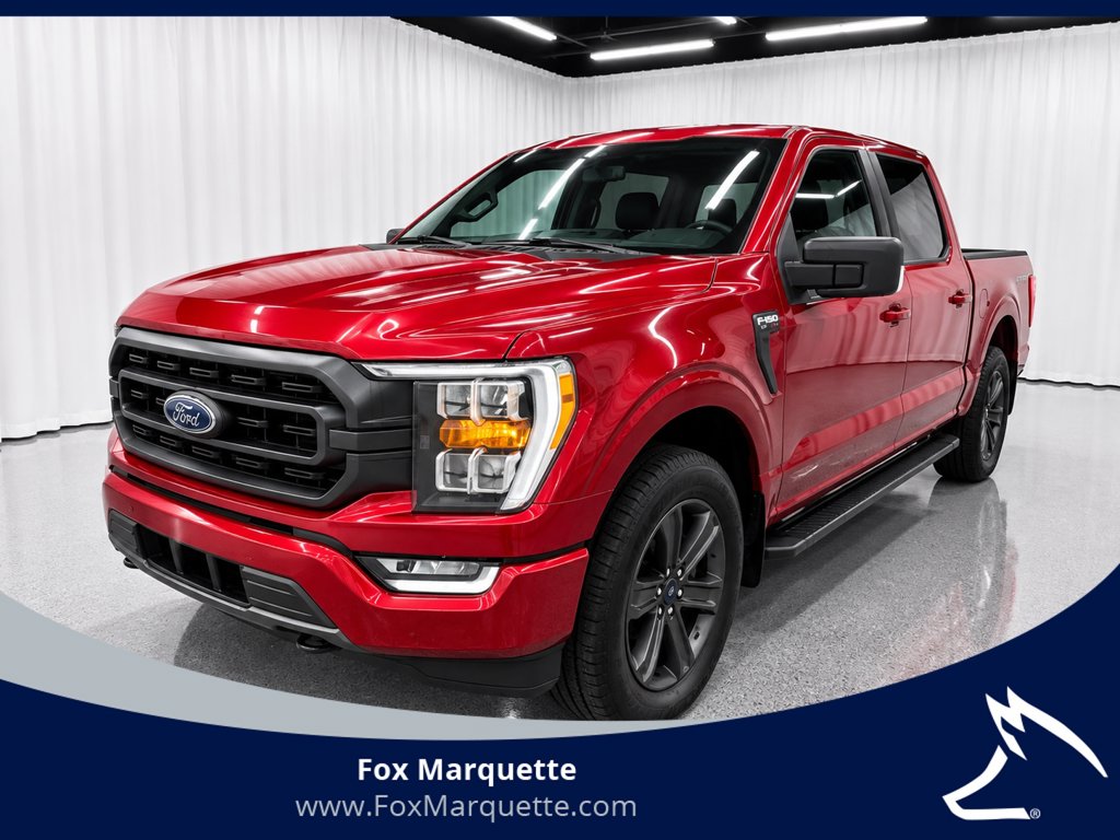 Rapid Red Metallic Tinted Clearcoat 2022 Ford F-150 Pickup Truck Four-Wheel Drive Automatic