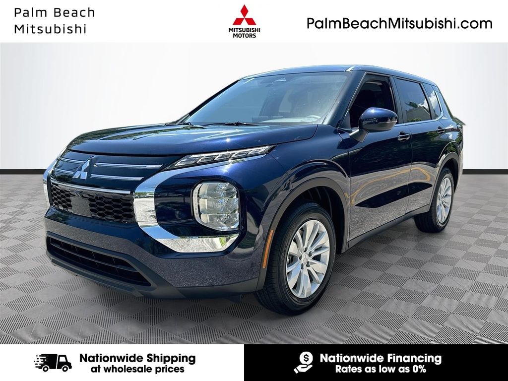 Blue 2026 Mitsubishi Outlander SUV / Crossover Front-Wheel Drive Continuously Variable Transmission