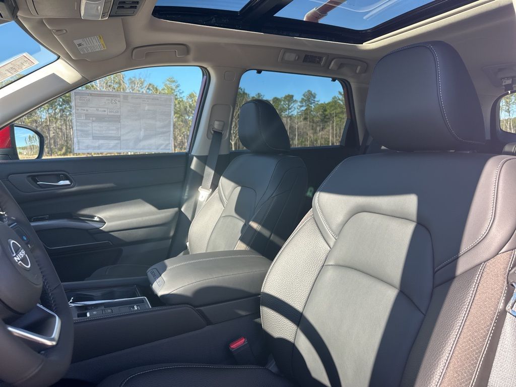 2025 Scarlet Ember Tintcoat Nissan Pathfinder SL FWD SUV