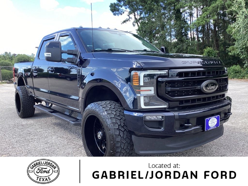 Blue Metallic 2021 Ford F-250 Super Duty Pickup Truck Four-Wheel Drive 6-Speed Automatic