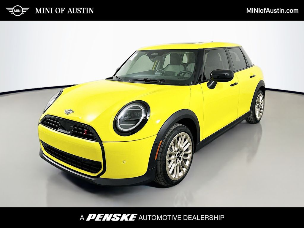 Yellow 2025 MINI Cooper Hatchback Front-Wheel Drive 7-Speed Automatic