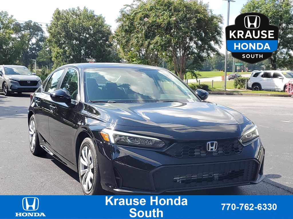 Blue Lagoon Pearl 2026 Honda Civic Sedan Front-Wheel Drive Continuously Variable Transmission