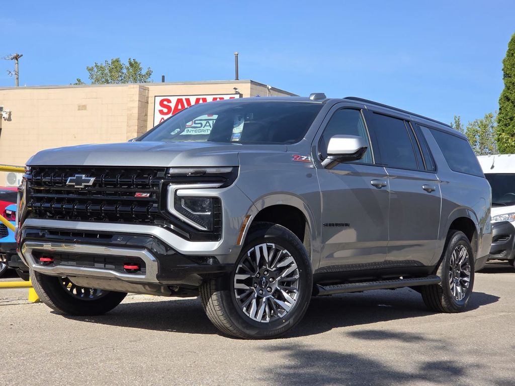 Sterling Gray Metallic 2025 Chevrolet Suburban SUV / Crossover Four-Wheel Drive