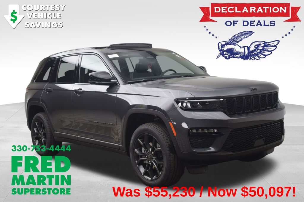 Baltic Gray Metallic Clearcoat 2025 Jeep Grand Cherokee Limited 4WD SUV / Crossover Four-Wheel Drive 8-Speed Automatic