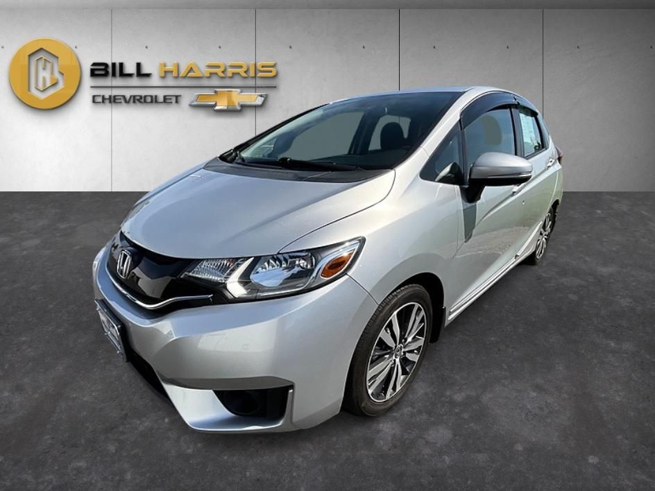 Silver 2015 Honda Fit Hatchback Front-Wheel Drive Continuously Variable Transmission