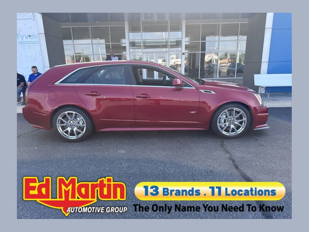 Crystal Red Tint 2012 Cadillac CTS-V Wagon Wagon Rear-Wheel Drive 6-Speed Automatic