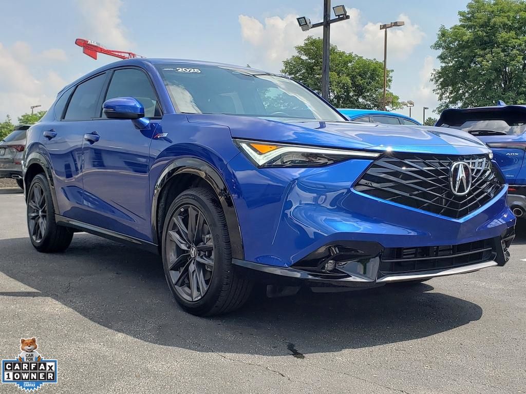 Adriatic Blue Sea Metallic 2025 Acura ADX SUV / Crossover All-Wheel Drive Continuously Variable Transmission