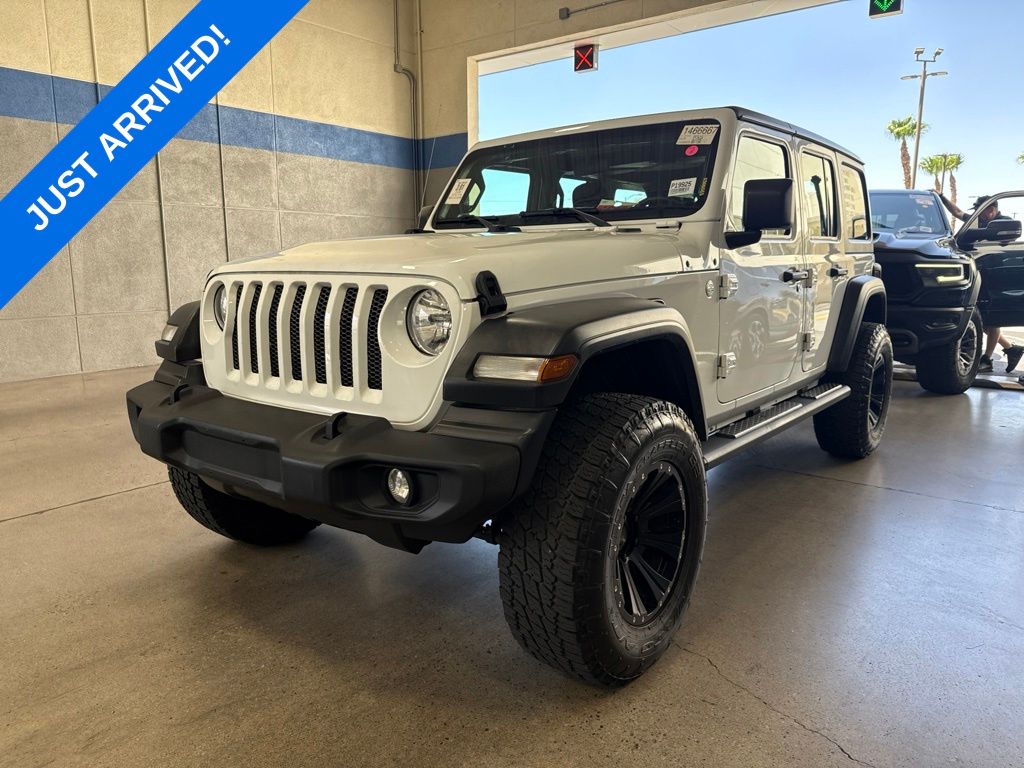 Bright White Clearcoat 2020 Jeep Wrangler SUV / Crossover Four-Wheel Drive 8-Speed Automatic