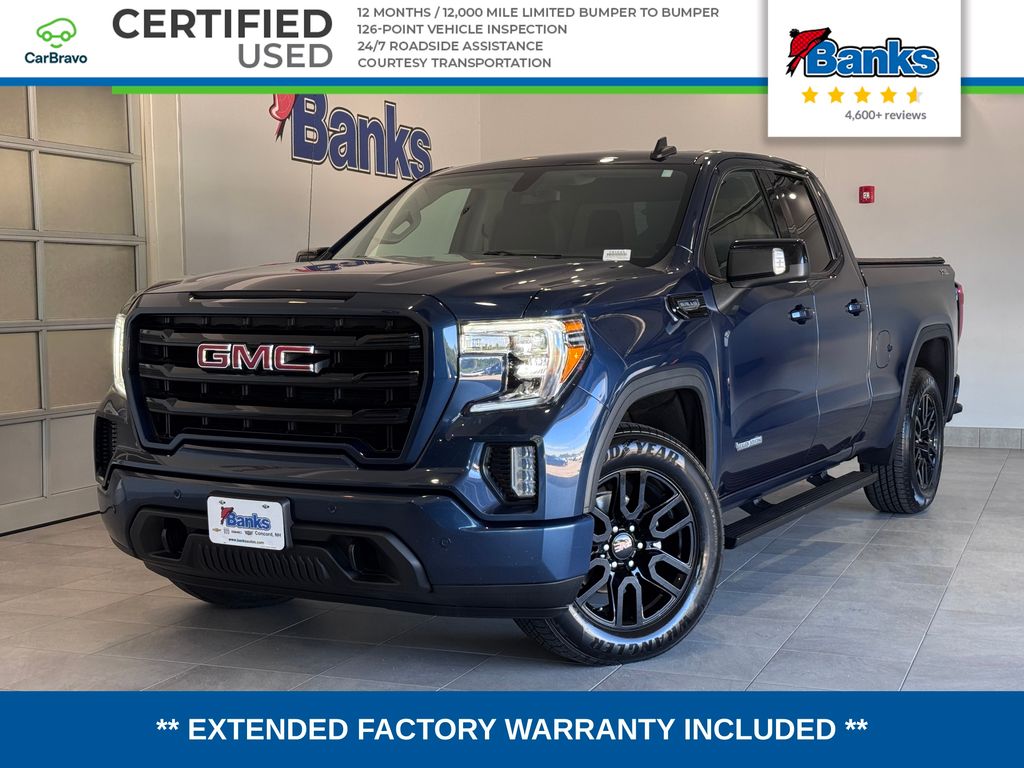 Pacific Blue Metallic 2022 GMC Sierra 1500 Limited Pickup Truck Four-Wheel Drive Automatic