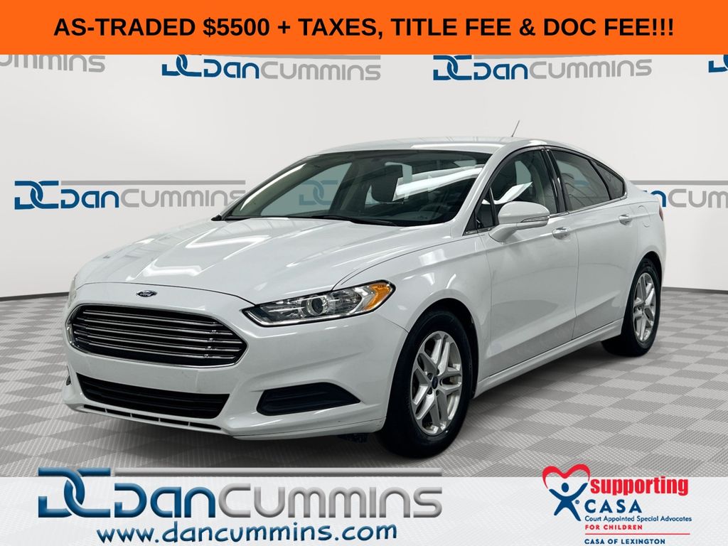 Oxford White 2014 Ford Fusion Sedan Front-Wheel Drive 6-Speed Automatic