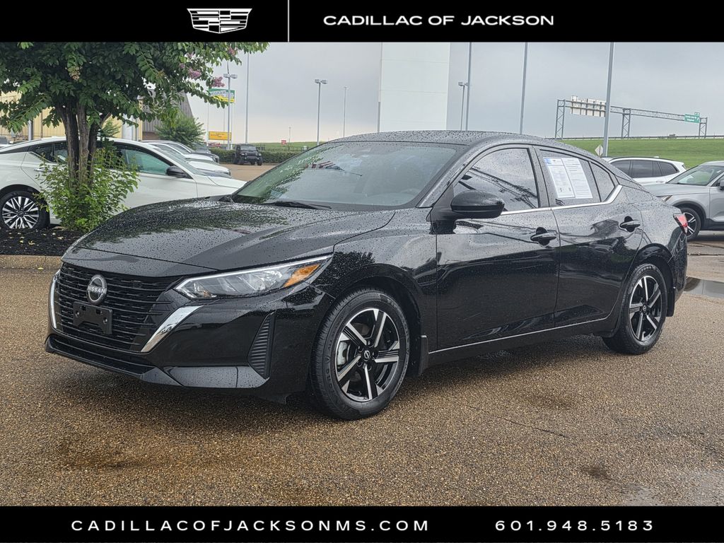 Super Black 2025 Nissan Sentra Sedan Front-Wheel Drive Continuously Variable Transmission