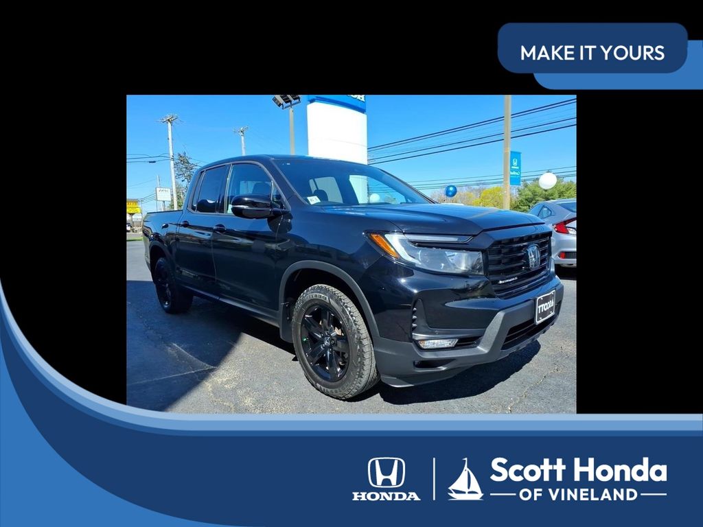 Crystal Black Pearl 2023 Honda Ridgeline Black Edition AWD Pickup Truck All-Wheel Drive 9-Speed Automatic