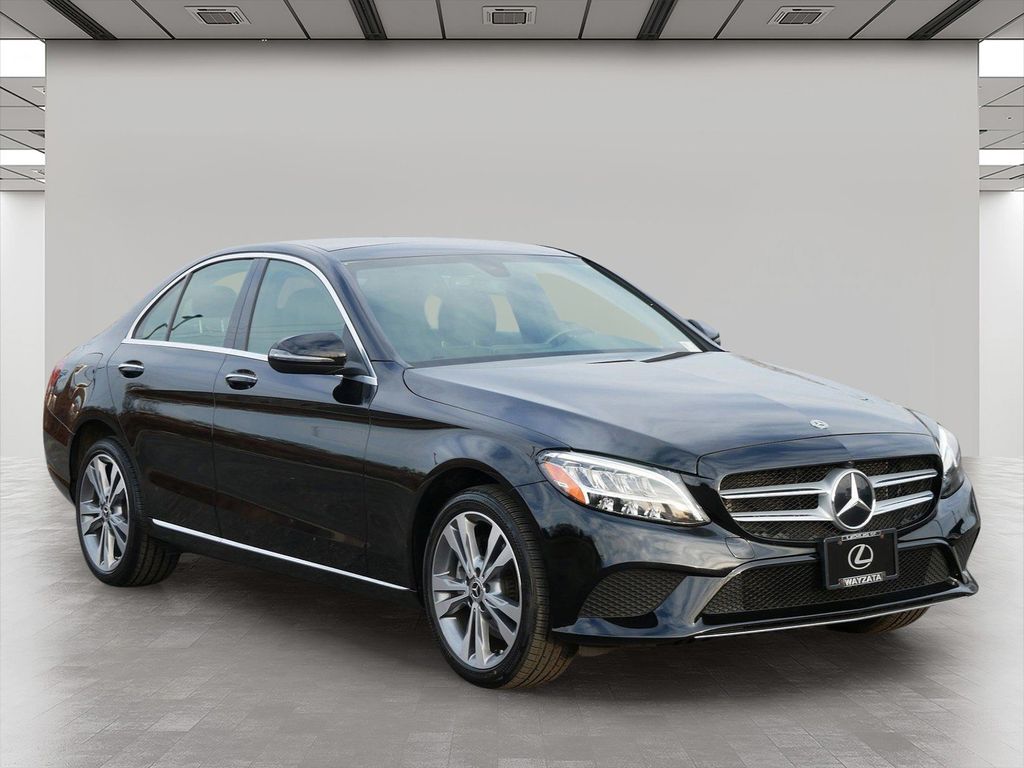 Obsidian Black Metallic 2020 Mercedes-Benz C-Class C 300 Sedan 4MATIC Sedan All-Wheel Drive 9-Speed Automatic