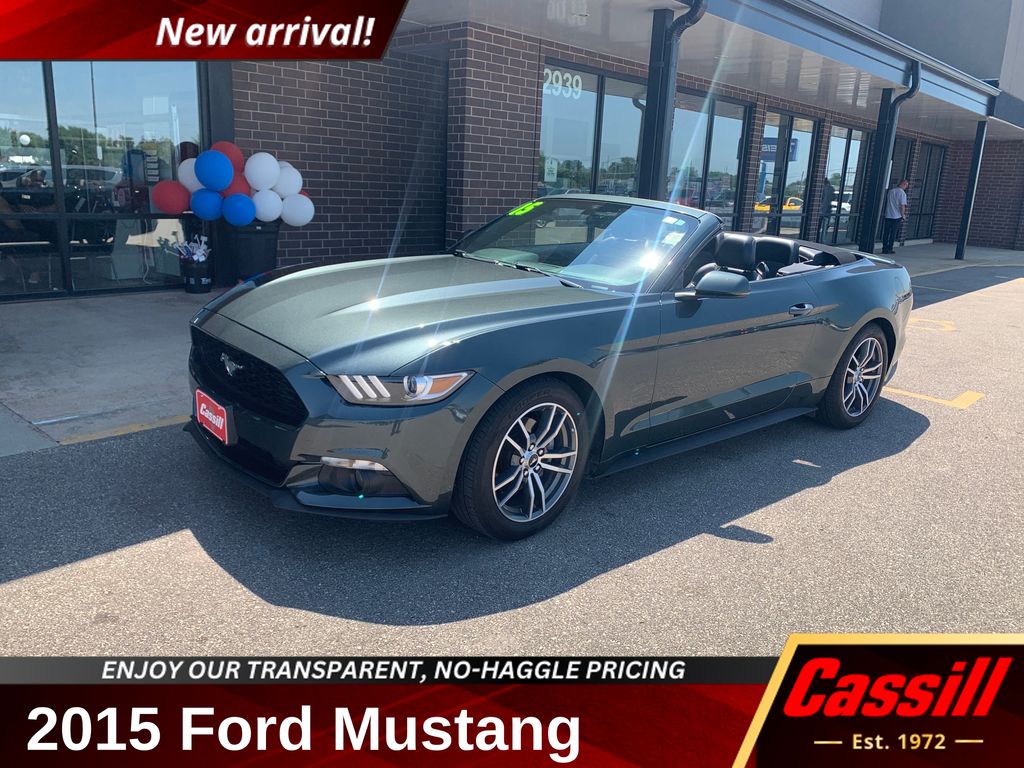2015 Ford Mustang EcoBoost Premium Convertible RWD