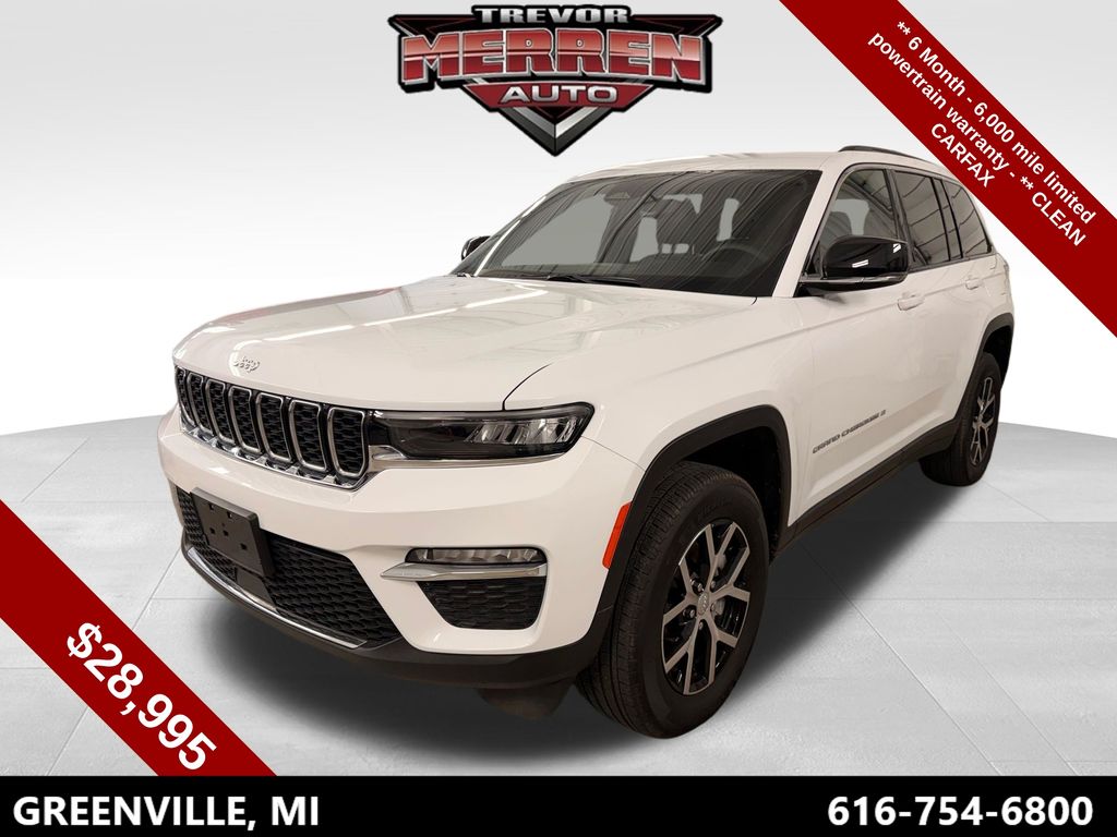 Bright White Clearcoat 2024 Jeep Grand Cherokee Limited 4WD SUV / Crossover Four-Wheel Drive 8-Speed Automatic