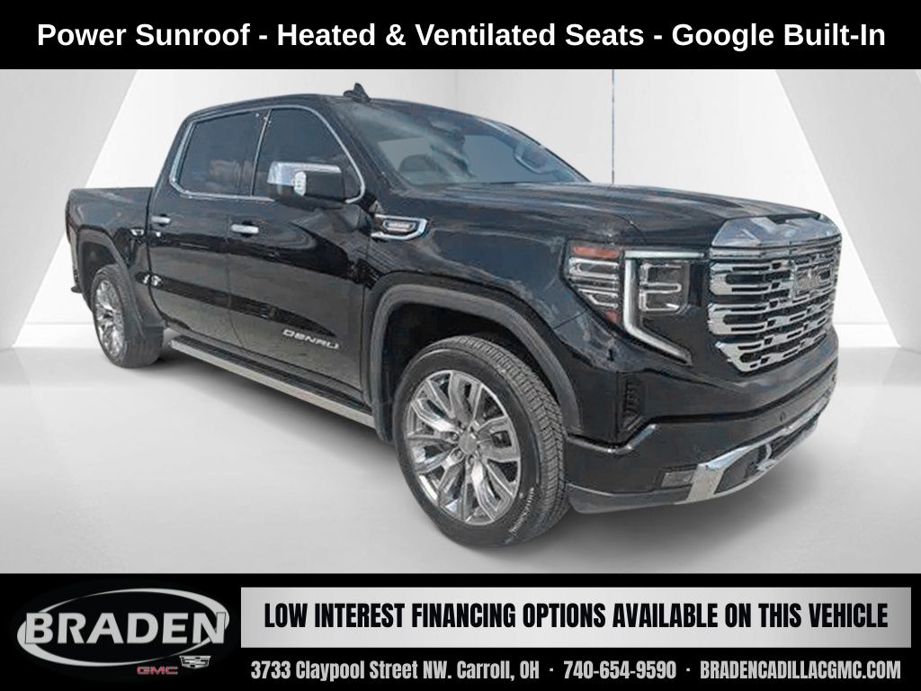Onyx Black 2024 GMC Sierra 1500 Pickup Truck Four-Wheel Drive Automatic