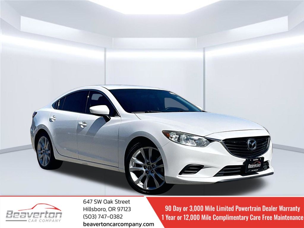 Snowflake White Pearl Mica 2014 Mazda MAZDA6 Sedan Front-Wheel Drive 6-Speed Automatic