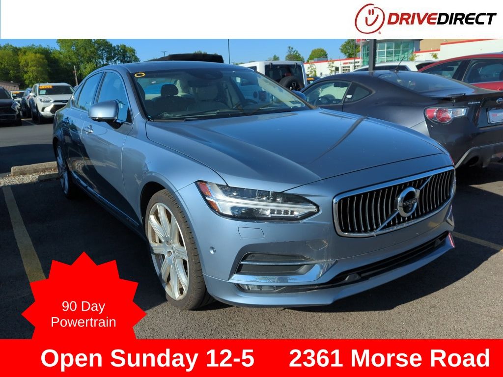 Blue Metallic 2017 Volvo S90 T6 Inscription AWD Sedan All-Wheel Drive Automatic