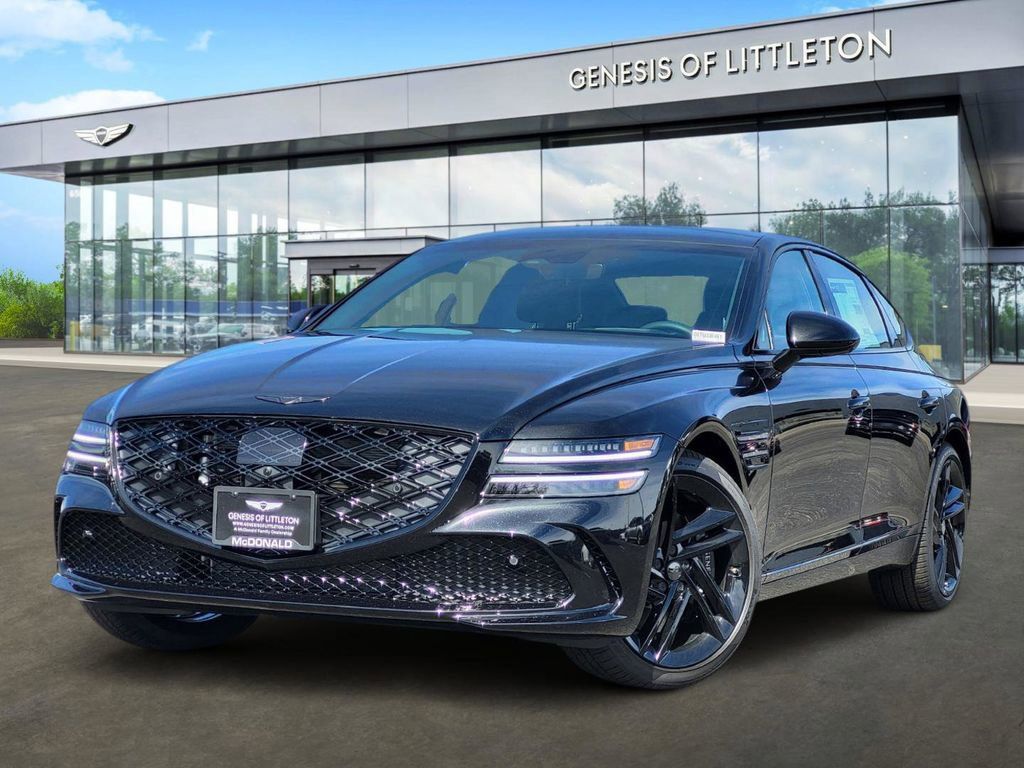 Vik Black 2026 Genesis G80 3.5T Prestige Black AWD Sedan All-Wheel Drive 8-Speed Automatic