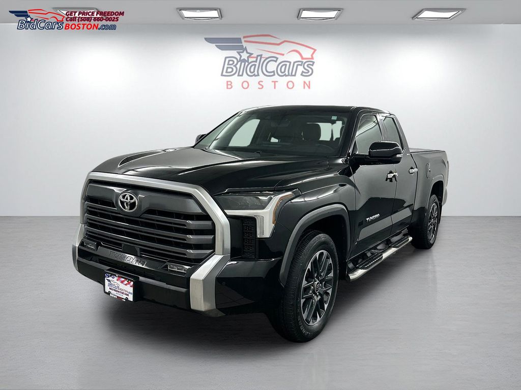 Black 2022 Toyota Tundra Pickup Truck Four-Wheel Drive Automatic