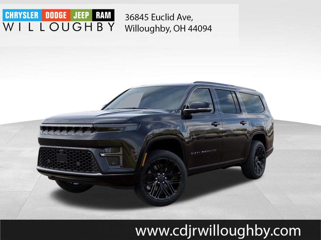 High Gloss Black 2026 Jeep Grand Wagoneer L SUV / Crossover Four-Wheel Drive 8-Speed Automatic