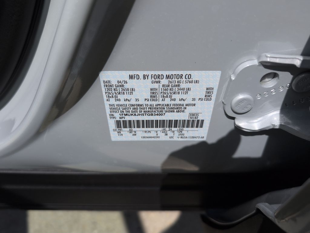 New 2026 White Ford Tremor image 35