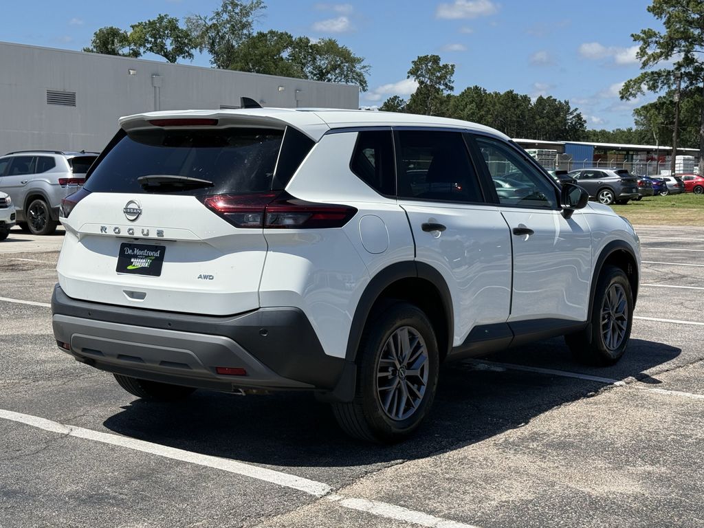 2023 Nissan Rogue S White at South Houston Nissan