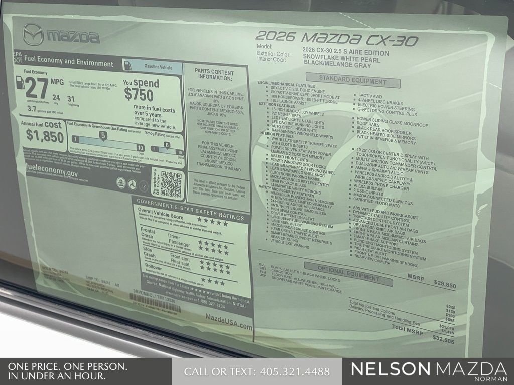 2026 Mazda CX-30 Aire Edition - Photo 18