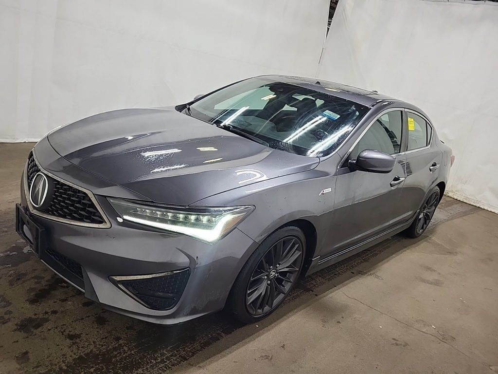 Gray (Modern Steel Metallic) 2022 Acura ILX FWD with Technology and A-SPEC Package Sedan Front-Wheel Drive 8-Speed Dual Clutch