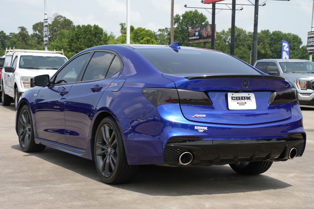 2019 Acura TLX 2.4L Technology Pkg w/A-Spec Pkg Blue at Emmons Autoplex