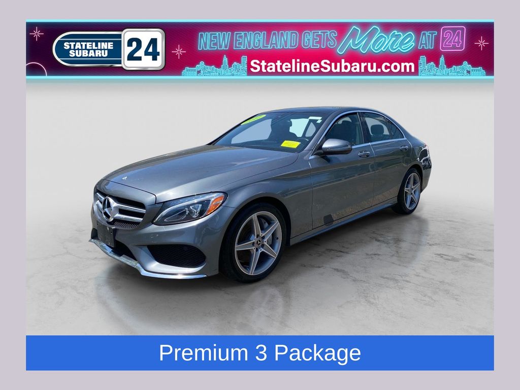 Gray Metallic 2017 Mercedes-Benz C-Class C 300 4MATIC Sedan All-Wheel Drive 7-Speed Automatic