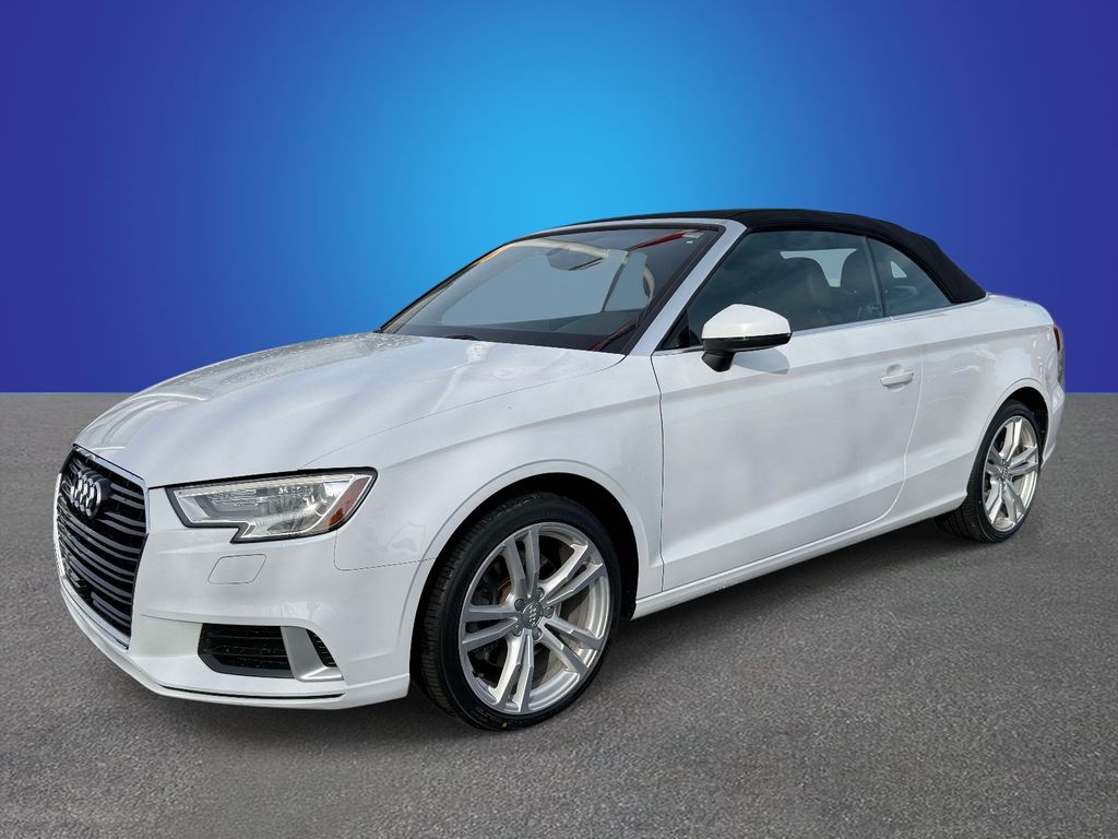 Glacier White Metallic 2018 Audi A3 2.0T Premium Cabriolet FWD Convertible Front-Wheel Drive 6-Speed Automatic