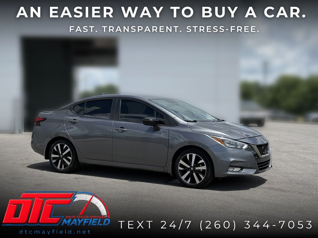 Gray (Gun Metallic) 2021 Nissan Versa Sedan Front-Wheel Drive Continuously Variable Transmission