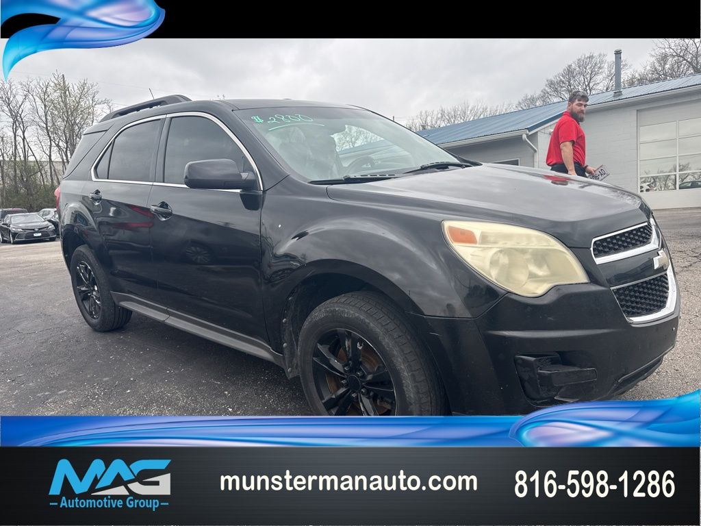 Black 2011 Chevrolet Equinox 1LT FWD SUV / Crossover Front-Wheel Drive 6-Speed Automatic Overdrive