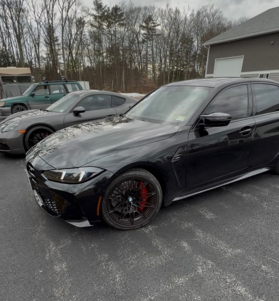 Black Sapphire Metallic 2025 BMW M3 RWD Sedan Rear-Wheel Drive 6-Speed Manual