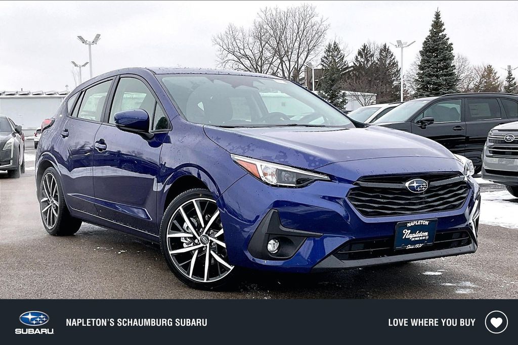 Sapphire Blue Pearl 2026 Subaru Impreza Wagon All-Wheel Drive Continuously Variable Transmission