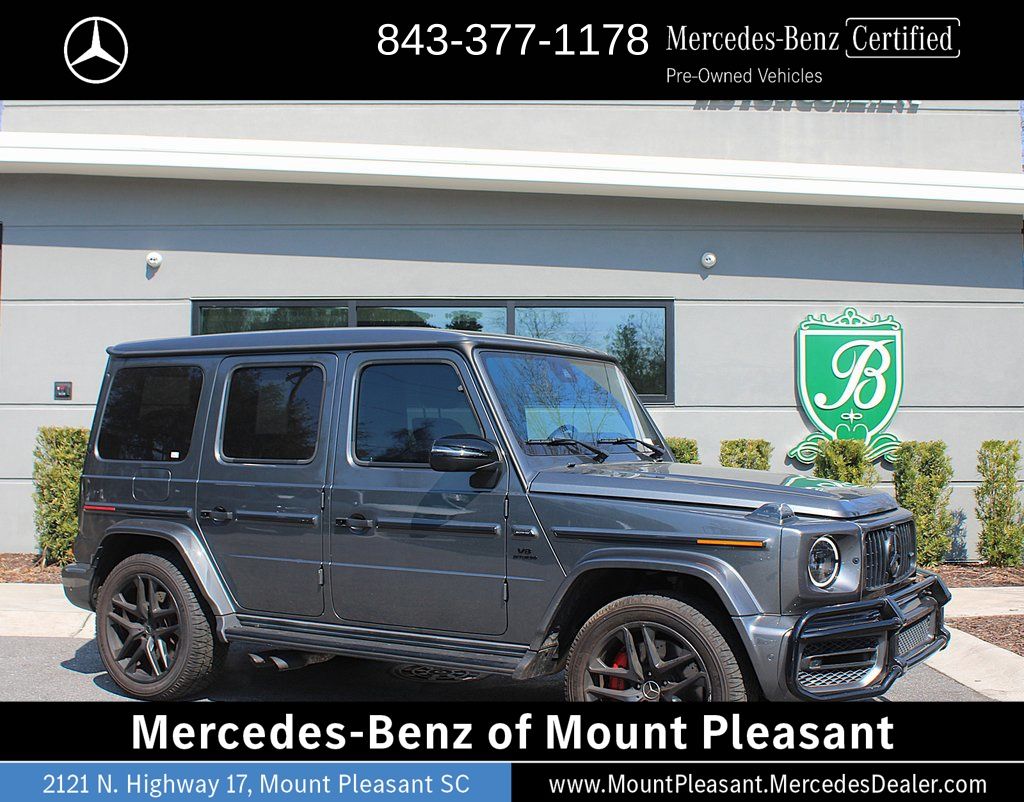 Gray (designo Graphite Metallic) 2021 Mercedes-Benz G-Class AMG G 63 4MATIC SUV / Crossover All-Wheel Drive 9-Speed Automatic