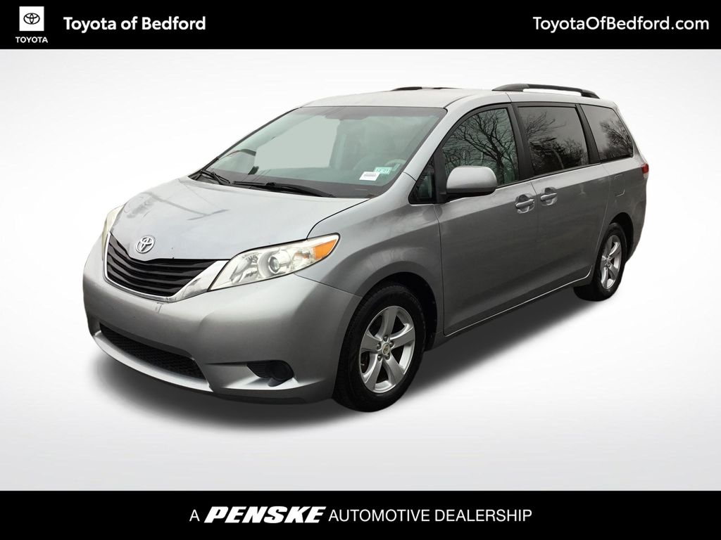 Silver Sky Metallic 2012 Toyota Sienna LE 7-Passenger Minivan Front-Wheel Drive 6-Speed Automatic Overdrive