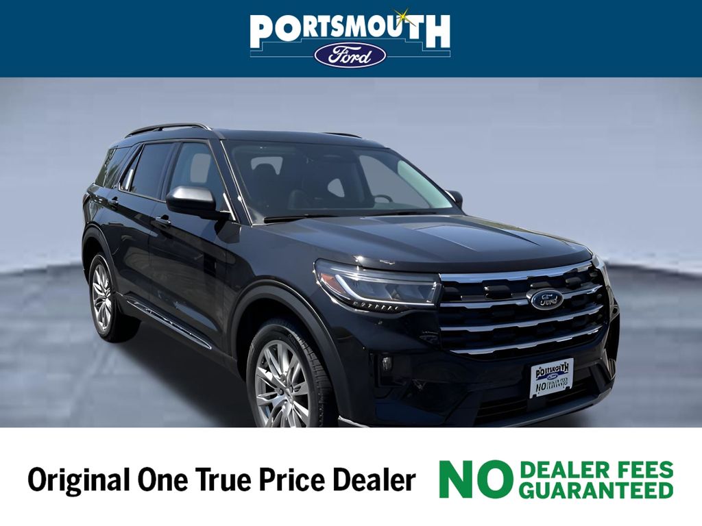 Agate Black Metallic 2025 Ford Explorer Active AWD SUV / Crossover All-Wheel Drive Automatic